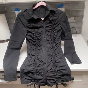 Superdown Candice Ruched Romper